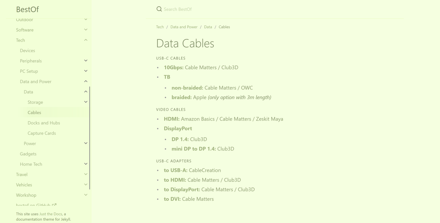 data cables